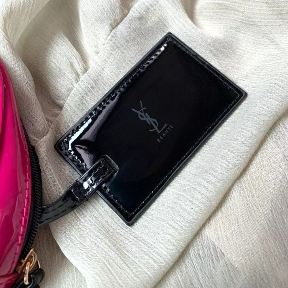 Yves Saint Laurent Pink Heart-Shaped Makeup Bag - Picture 4 of 7